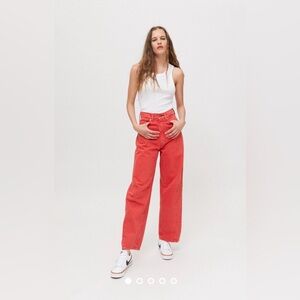 BDG Rih Extreme Baggy Jean – Red